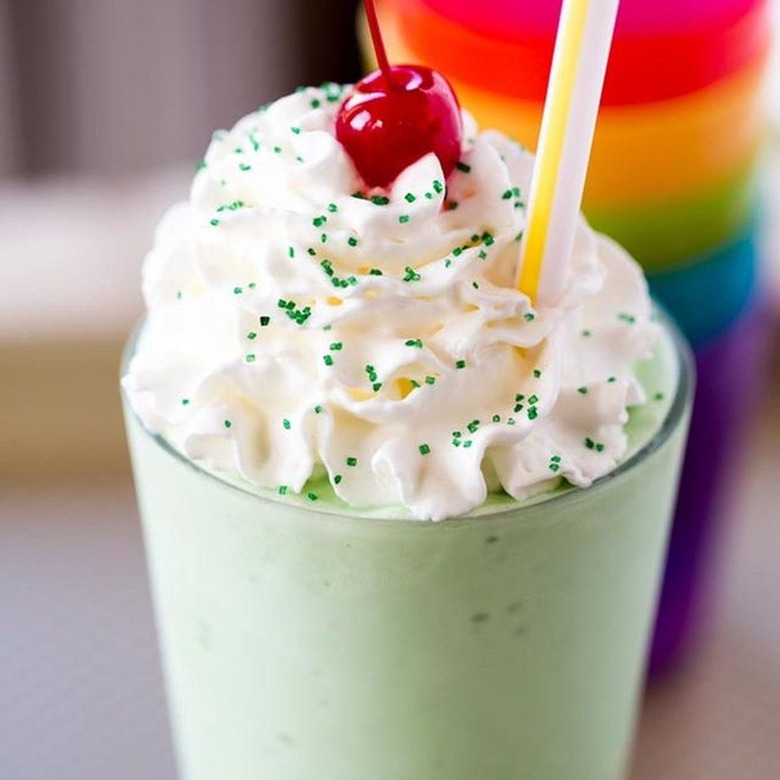 Dinner, then Dessert Shamrock Shake Copycat