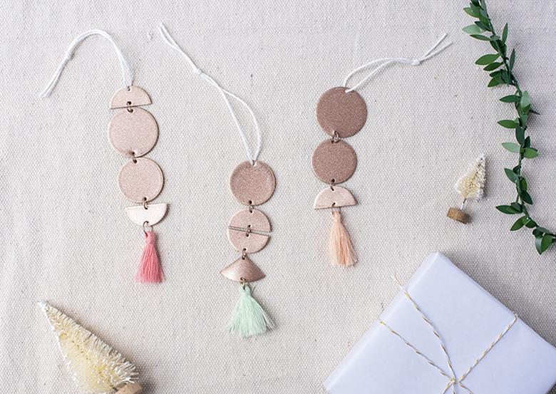 DIY Rose Gold Ornaments