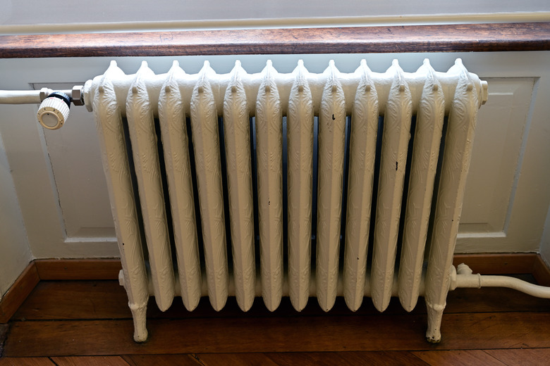 Retro-style radiator.