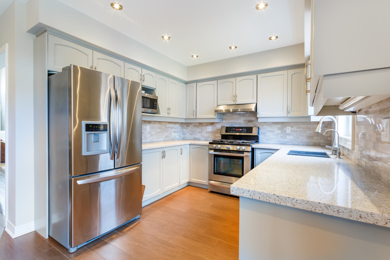 Kitchen interior in new home