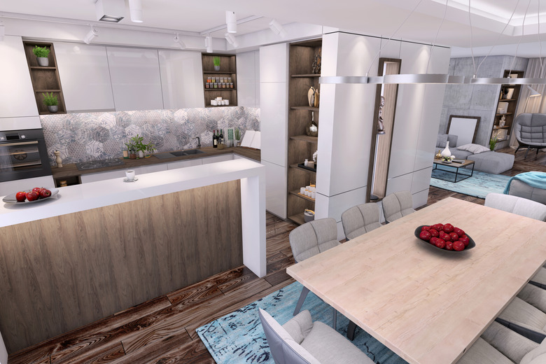 Modern kitchen interior