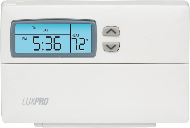 LuxPRO FBA_PSP511LC Thermostat Separate Program for Heating and Cooling