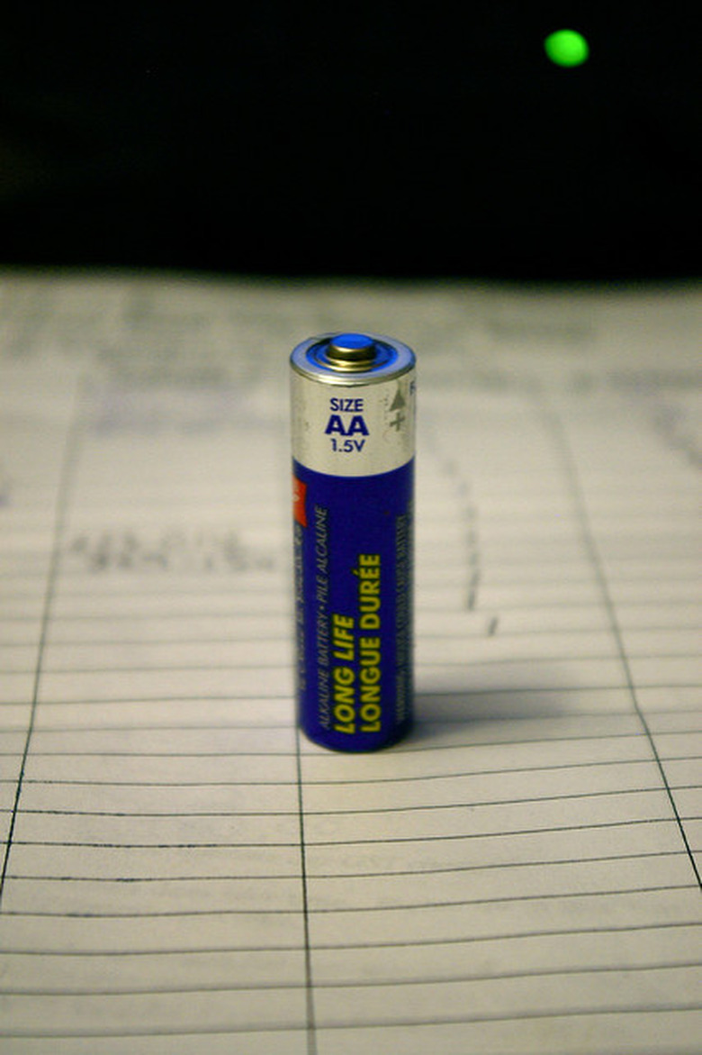 A non-rechargeable dry cell battery.