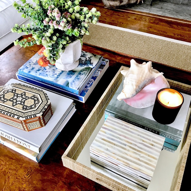 Box on coffee table