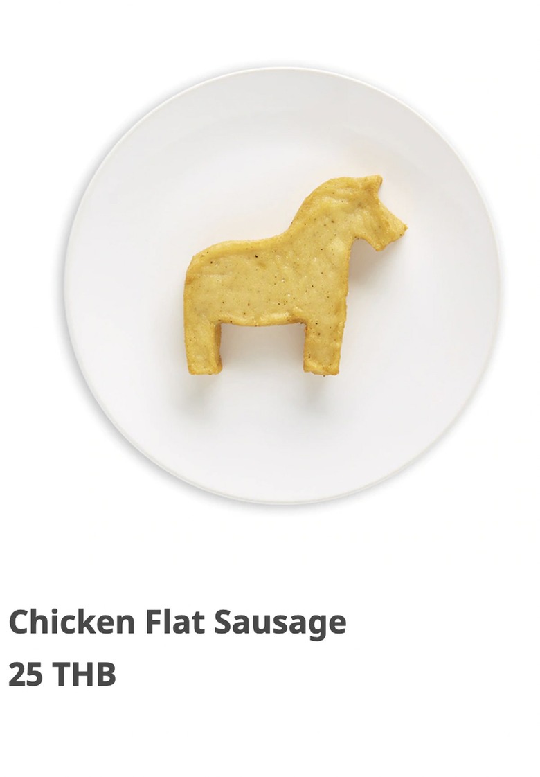 ikea thailand Horse-Shaped Chicken Sausage