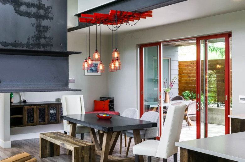 allmodern industrial dining room