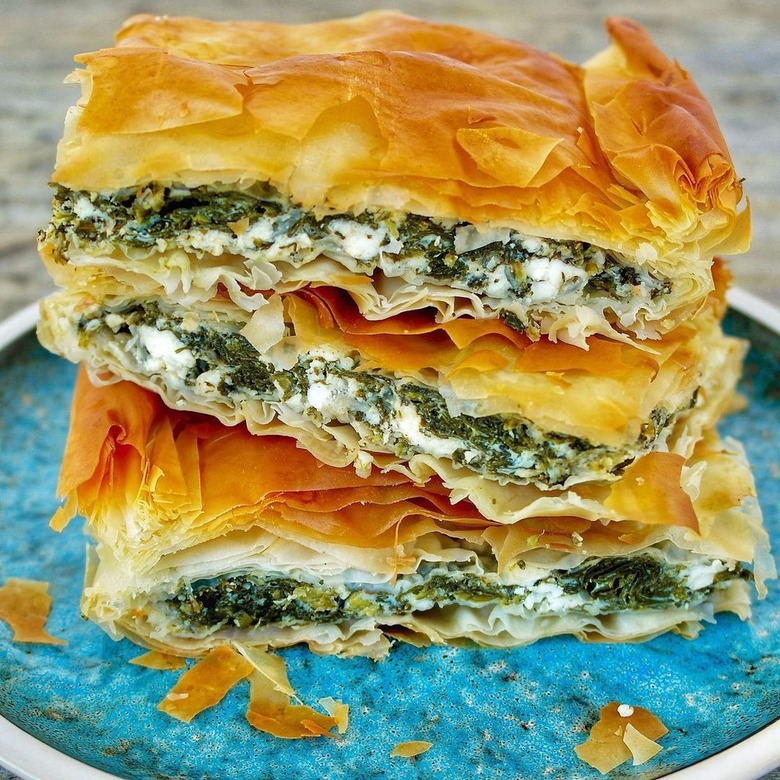 Olive Tomato Greek Spanakopita