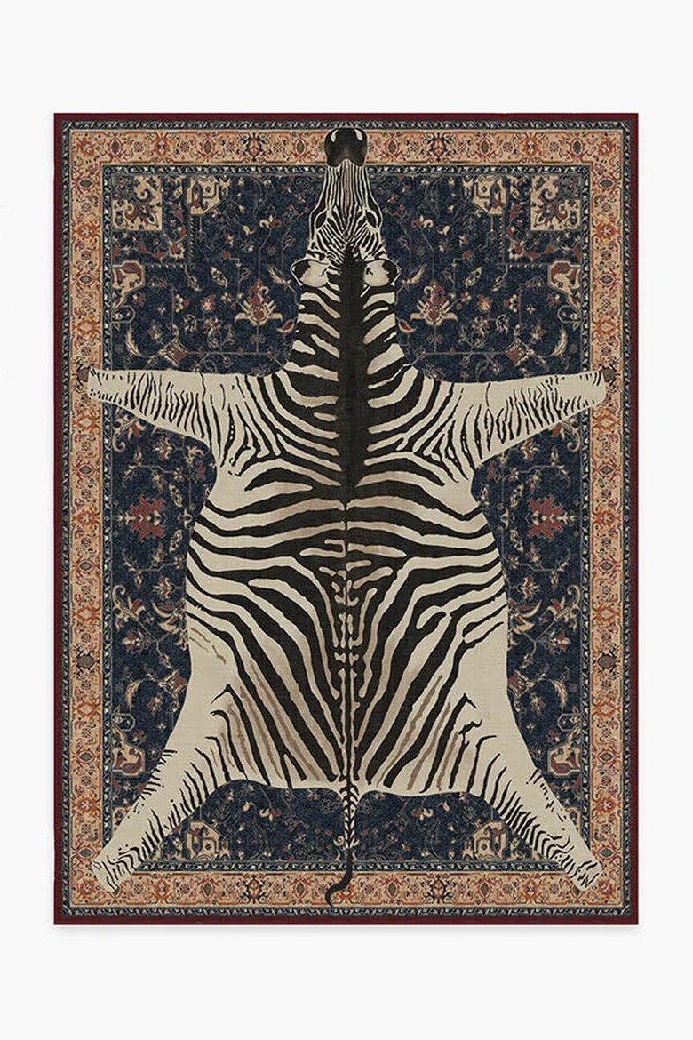 Iris Apfel On Safari Sapphire Rug