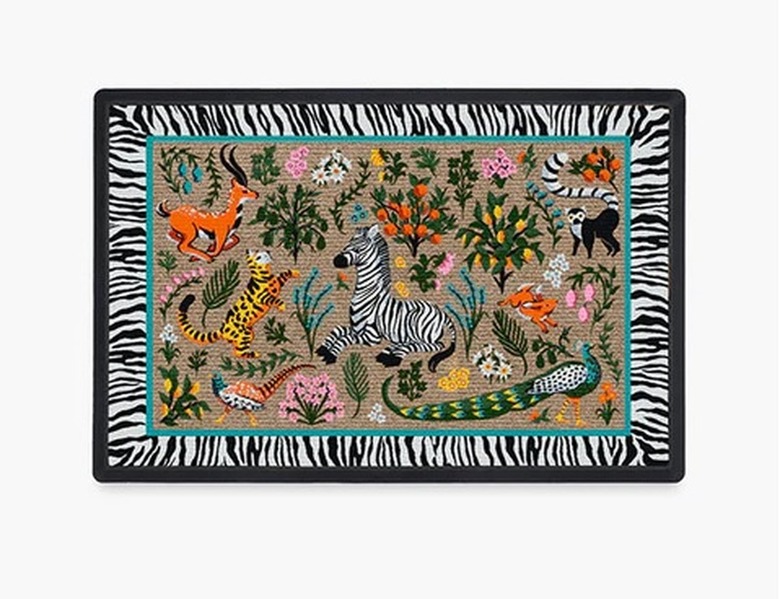 Iris Apfel Splendor In The Grass Doormat