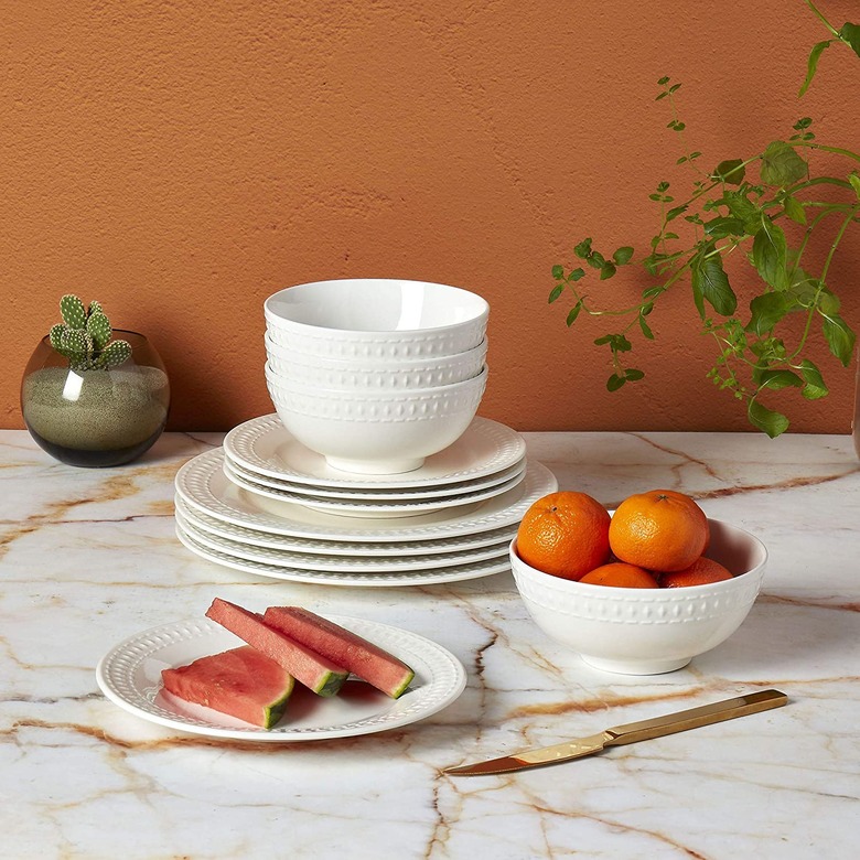 Tabletops Gallery Embossed Dinnerware Collection