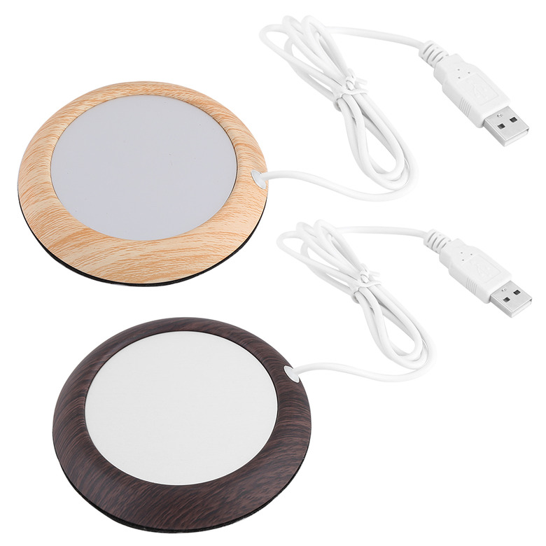 Dilwe USB Wood Grain Cup Warmer, $9.69