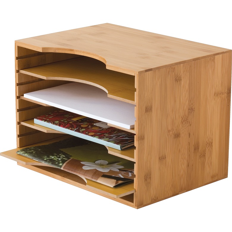 Lipper International Bamboo File Organizer, $29.69