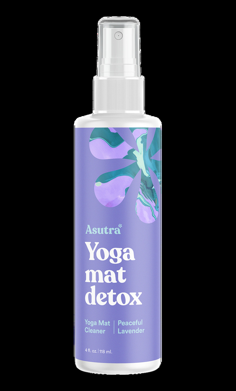 lavender yoga mat cleaning spray