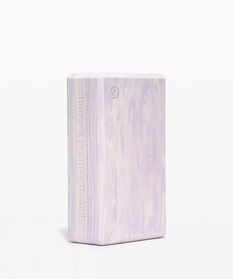 marbleized yoga block