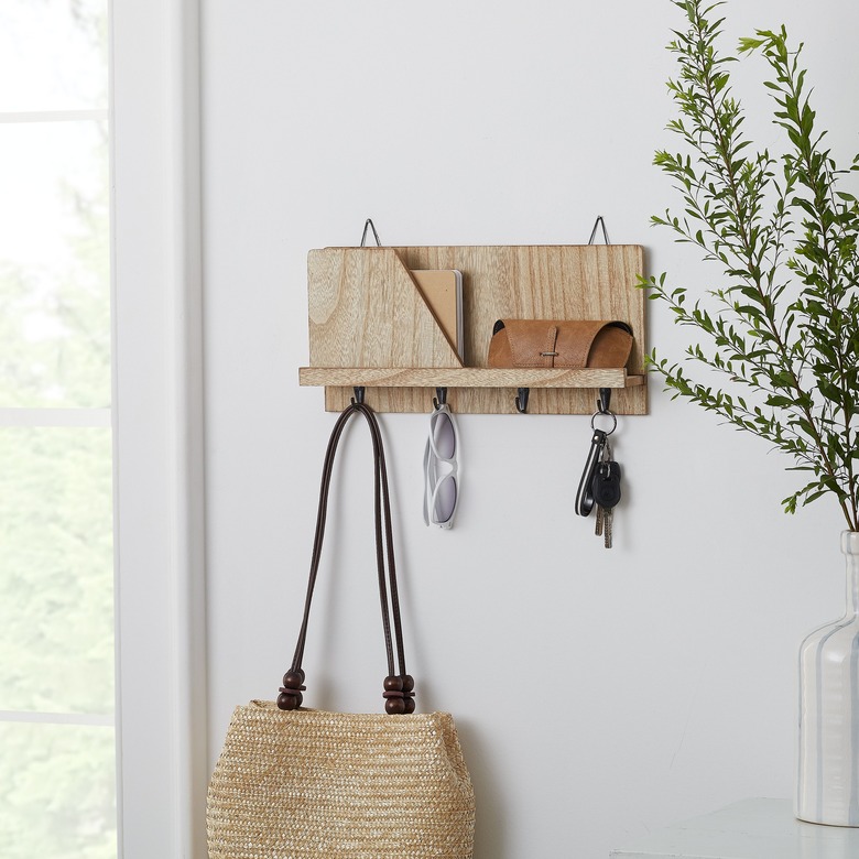 Mainstays Hanging Rustic Wood Shelf, $13.23