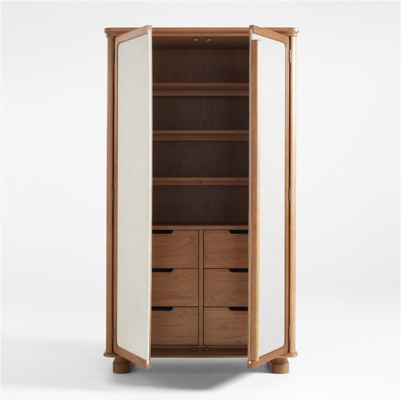 wood armoire