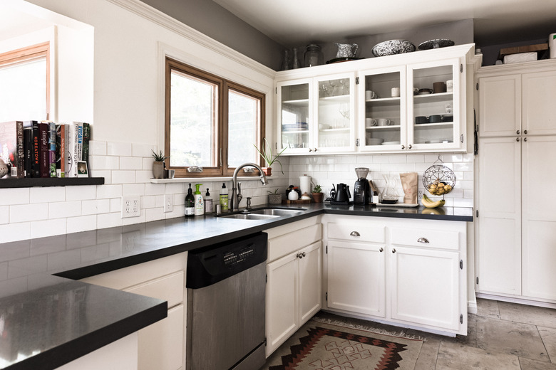 Stephanie and Scott Cleary - kitchen with tile floor