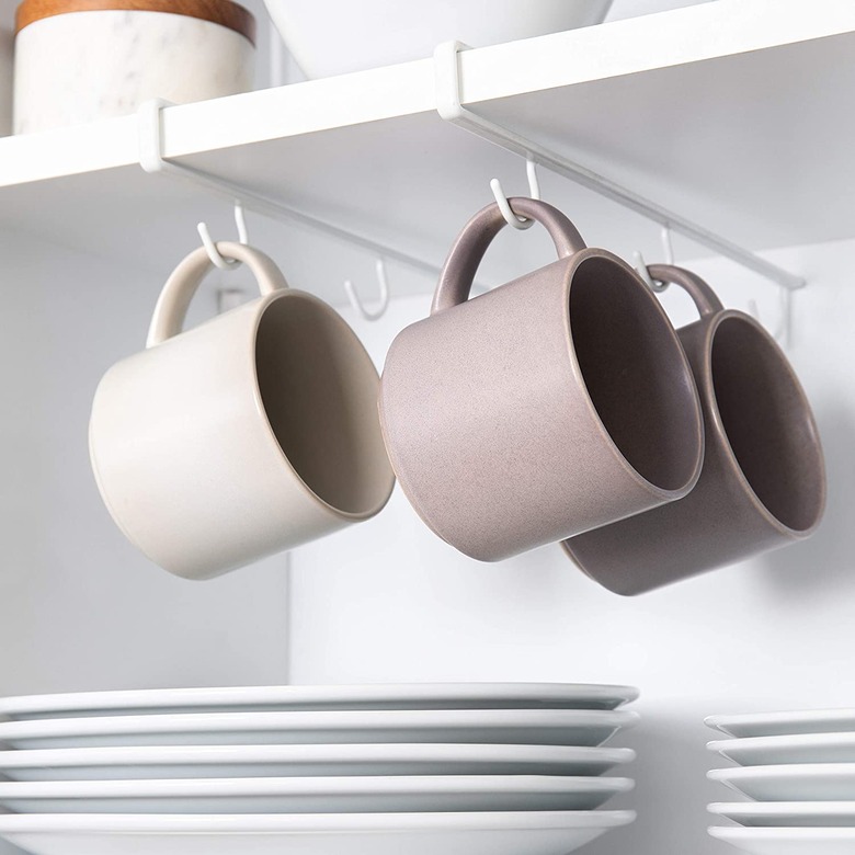 under shelf mug hooks