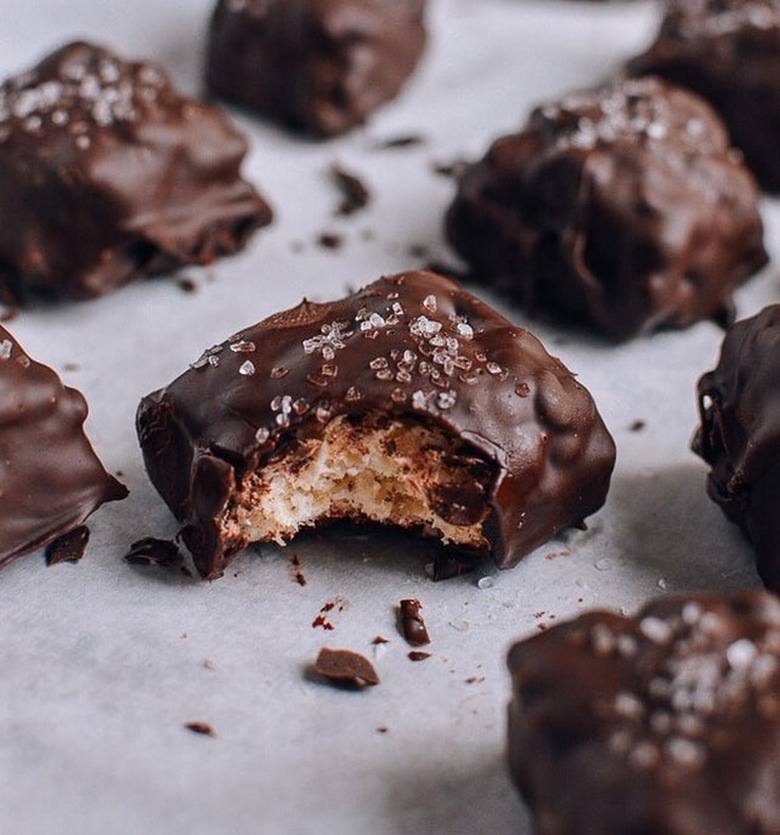 The Woks of Life Chocolate Rice Krispie Nuggets with Sea Salt