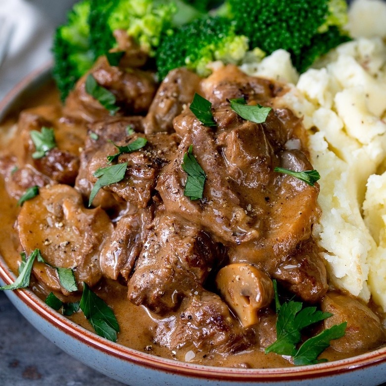 steak diane casserole