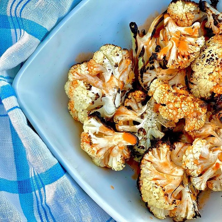 Grill Girl Grilled Buffalo Cauliflower Bites