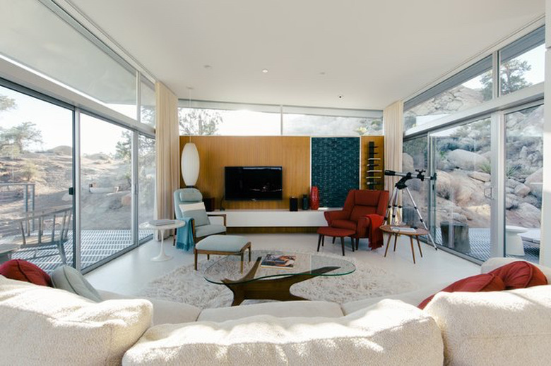 midcentury living room