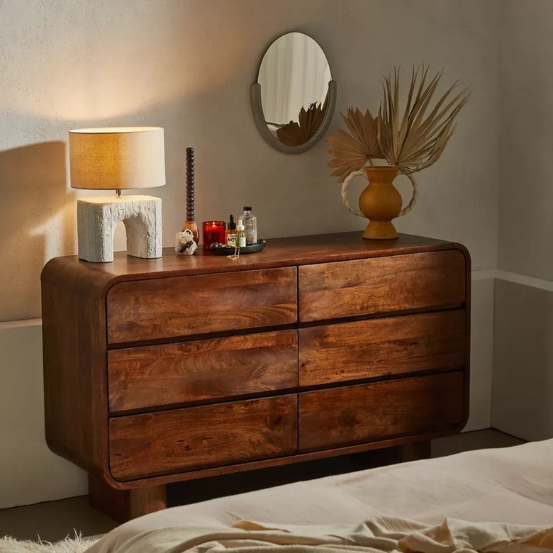 Urban Outfitters midcentury modern wood dresser