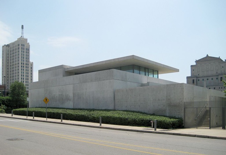 concrete museum building