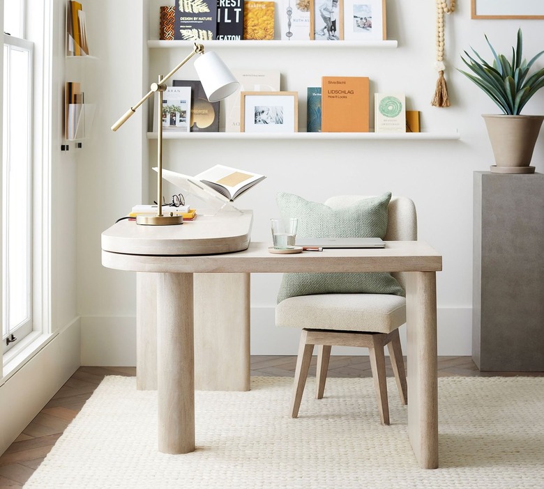 Pottery Barn Cayman Rotating L-Shaped Desk