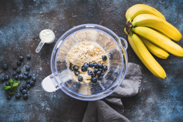 Blueberry protein smoothie