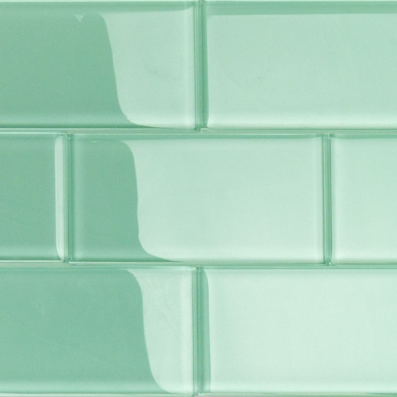 Glass wall tile.