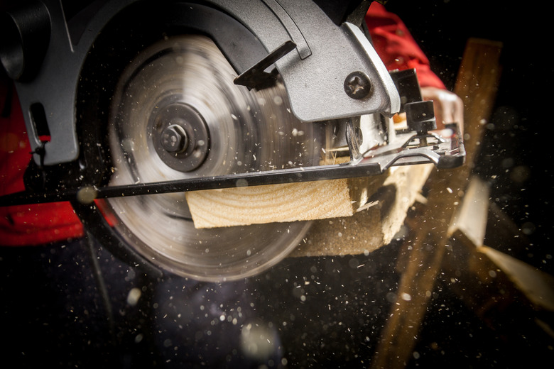 Carpenter with Circular Saw