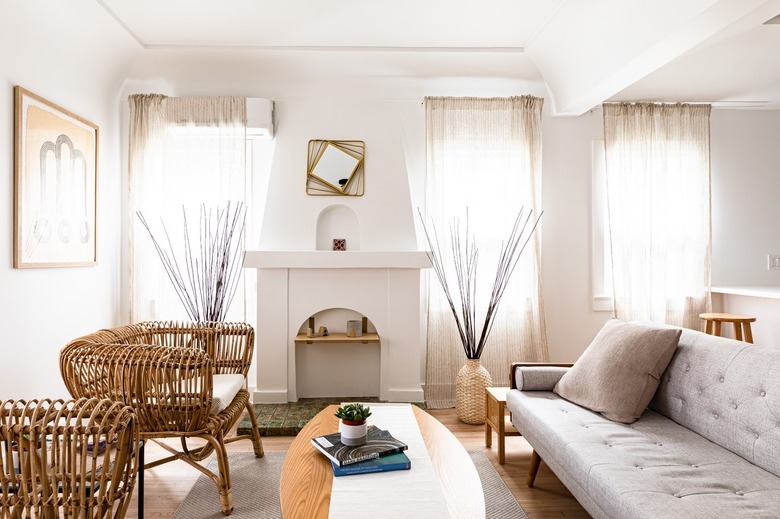 neutral colored living room