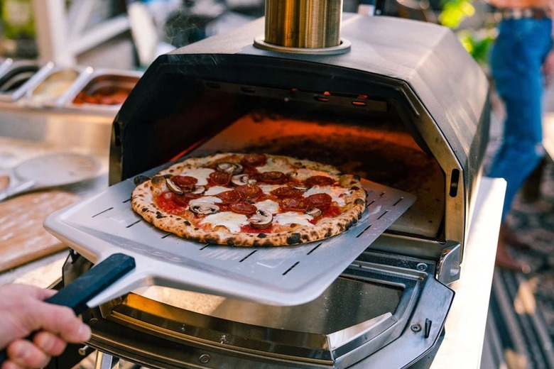 outdoor stainless steel pizza oven