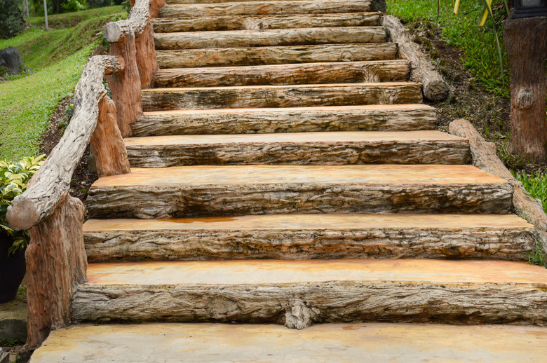 stair in nature garden