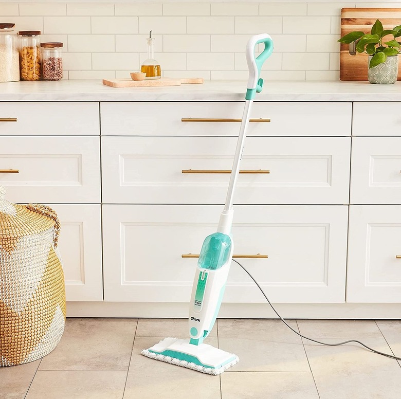 Shark S1000 Steam Mop, White/Seafoam