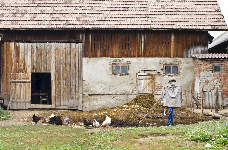 Countryside yard.