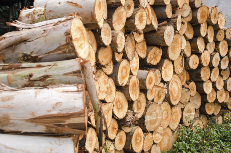 Close-up Arrange Orderliness of the timber