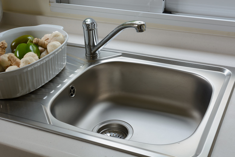 washbasin in a kitchen