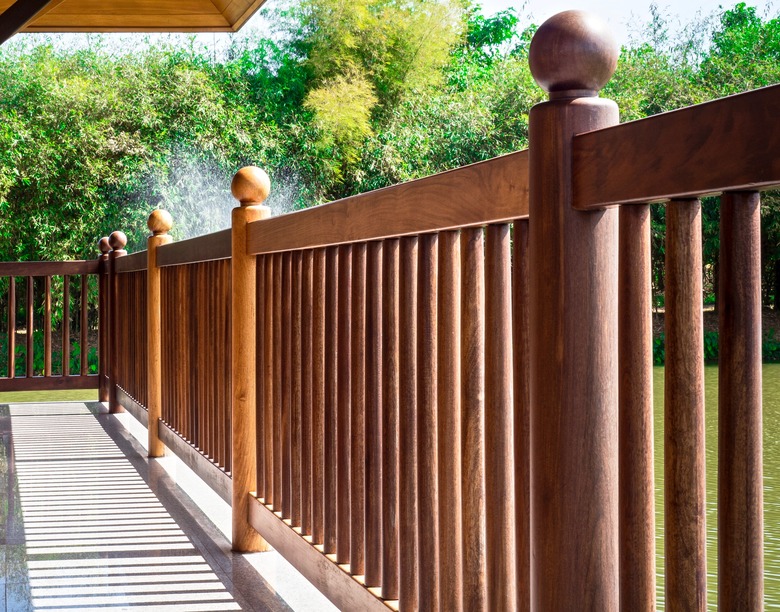 Thai Styled Teak Wood Bannister