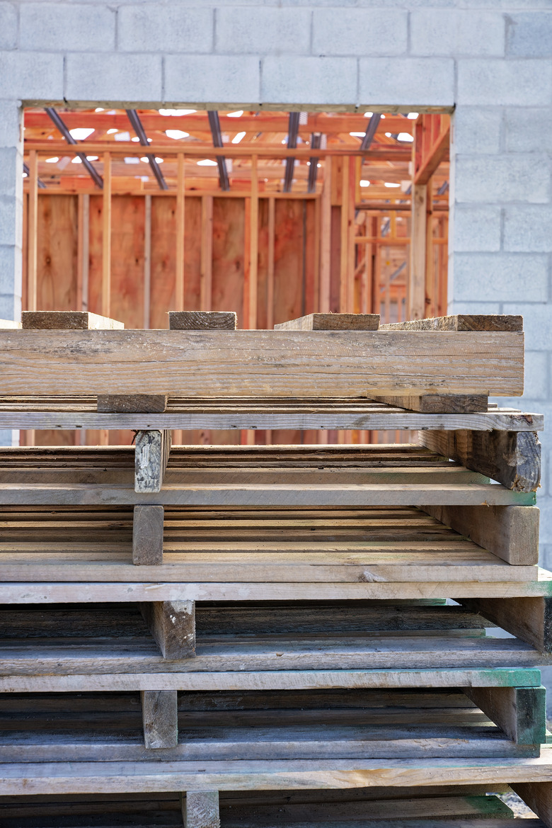 Empty Timber Pallets