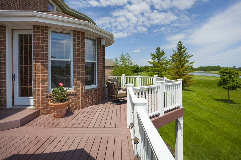 Stunning Home Deck With View of Golf Course