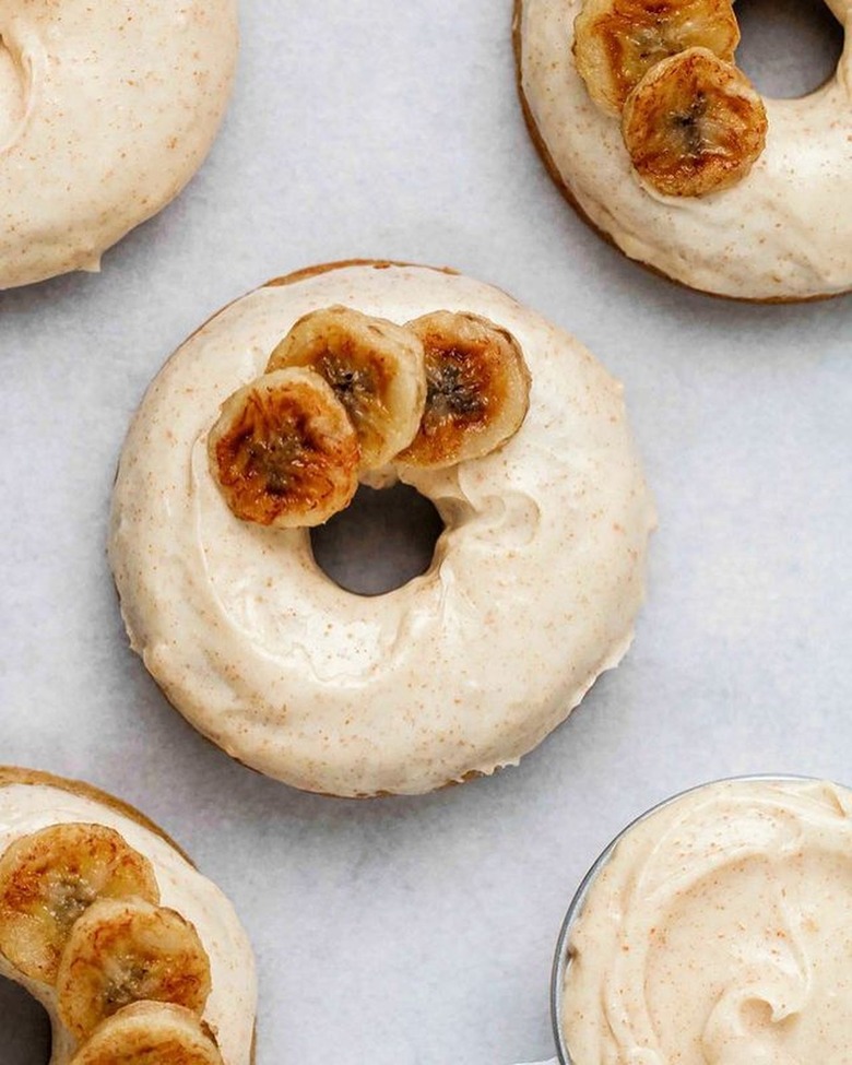 Lifestyle of a Foodie Baked Banana Donuts with Brown Butter Glaze