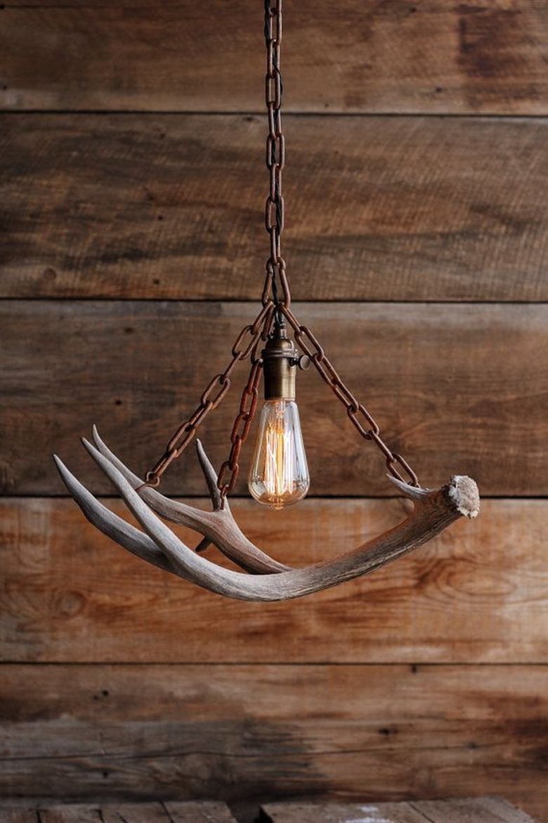 antler chandelier