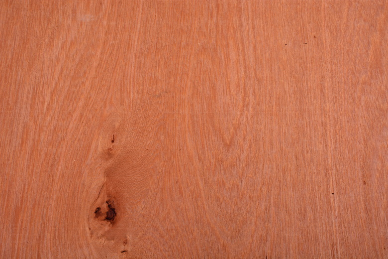 Luan or Philippine Mahogany with Knot