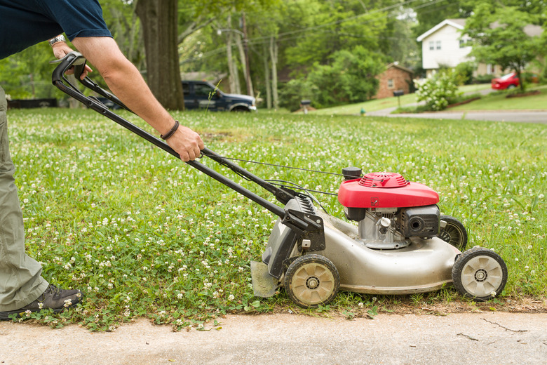 Lawnmower flooded sale