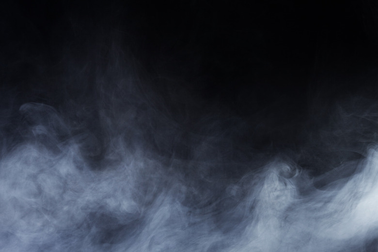 Abstract Ethereal Smoke Rising up from the Ground