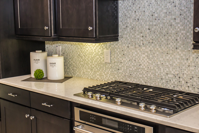 Modern Kitchen Counter With Canisters