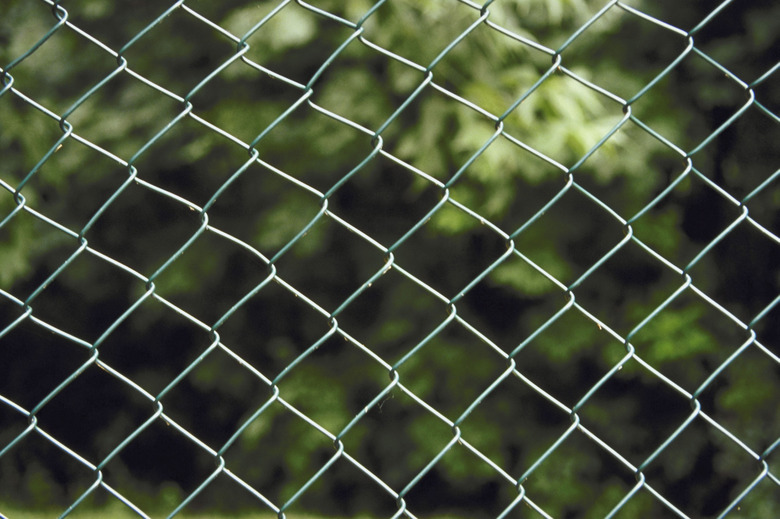 Chain link fence