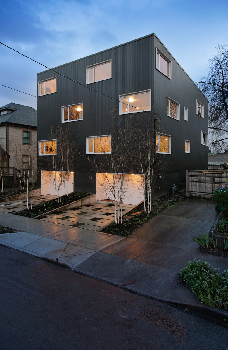 Green house in Portland, OR